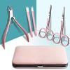 TONECY Rose Gold Professional Stainless Steel Manicure & Pedicure Set, 8-Piece view 4