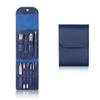 KANUZ 10-Piece Stainless Steel Manicure and Pedicure Set with Travel Case, Blue view 1