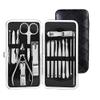 KANUZ Professional Nail Care Set with Travel Case, 16-Piece Black view 1