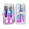 KANUZ 416-Piece Professional Manicure and Pedicure Set for Nail Tips, Cutters, Stainless Steel Nail Clippers and Eagle Hooks, Nail Art Tool Set (Color: 7 Pieces) view 1