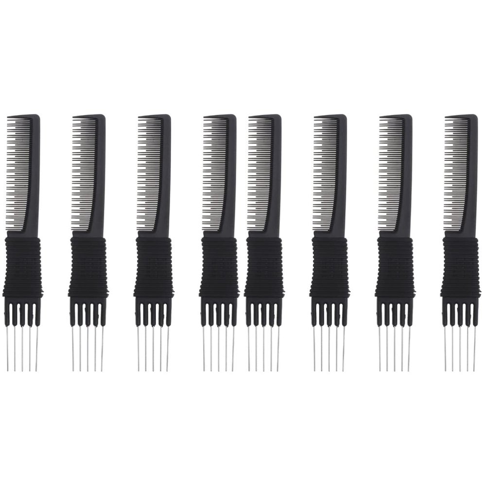 FRCOLOR Hair Pick and Teasing Comb Set, 8 Pieces