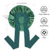 Satin Silk Hair Bonnet for Sleeping, Adjustable Tie, Black and Hunter Green view 3