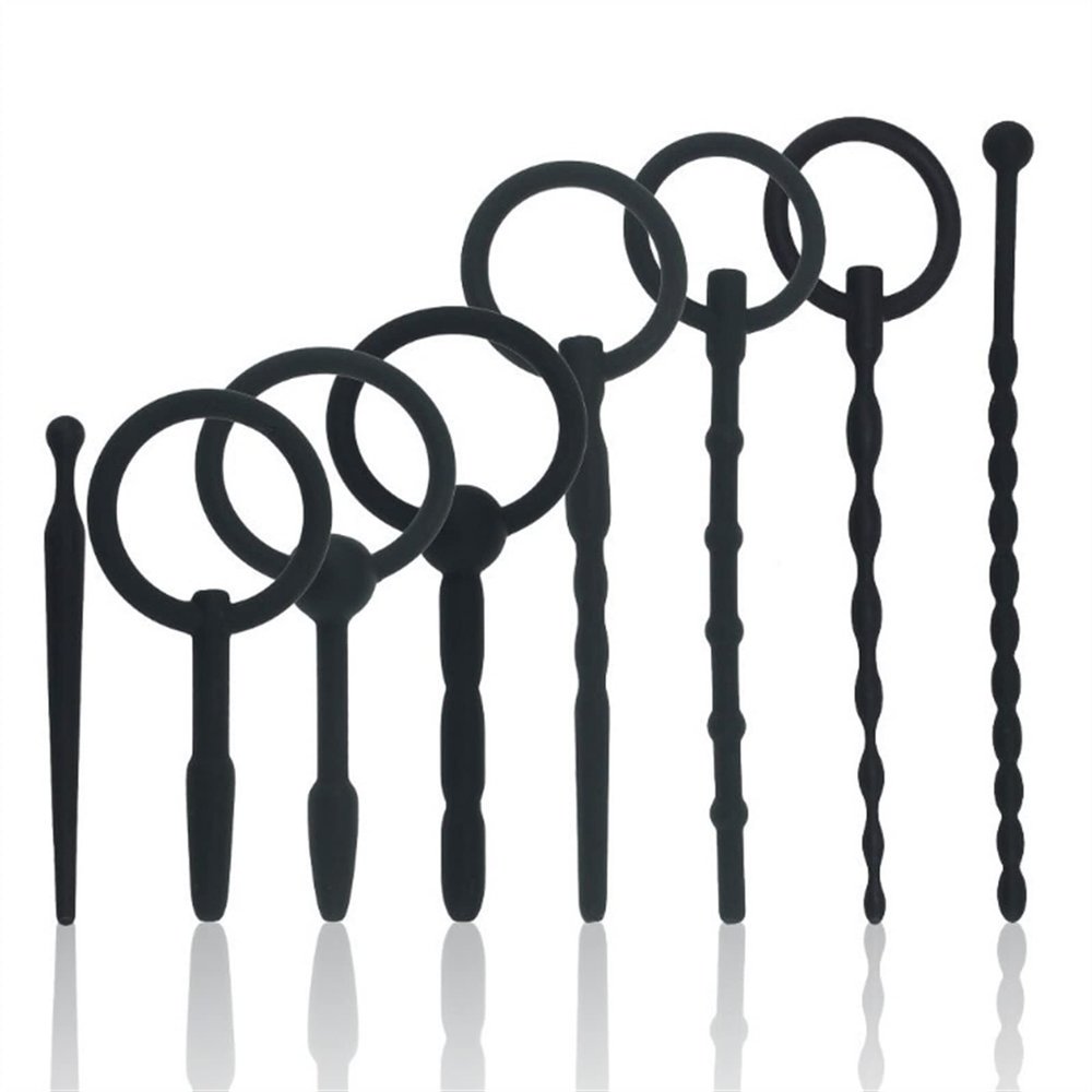 Silicone Urethral Plug, 8-Piece Set