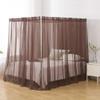 WANFASO Canopy for Queen-Size Bed, Chiffon Princess Canopy for Girls' Bed and Adults (Coffee) view 3