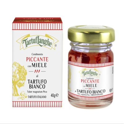 Tartuflanghe Hot & Spicy Seasoning with White Truffle Honey - 40 g