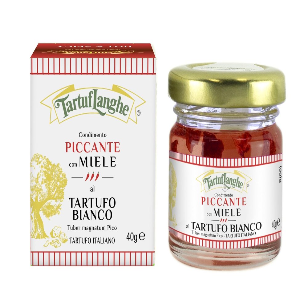 Tartuflanghe Hot & Spicy Seasoning with White Truffle Honey - 40 g