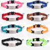 TONYFY Personalized Cat Collar with Engraved Name and Phone ID Tag, Adjustable Nylon Collar with D-Ring and Bell, Black view 4