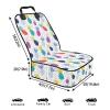 Dolyues White Pineapple-Dot Car Seat Covers, 2-Pack, Front Seat Covers for Dogs, Waterproof and Non-Slip view 4