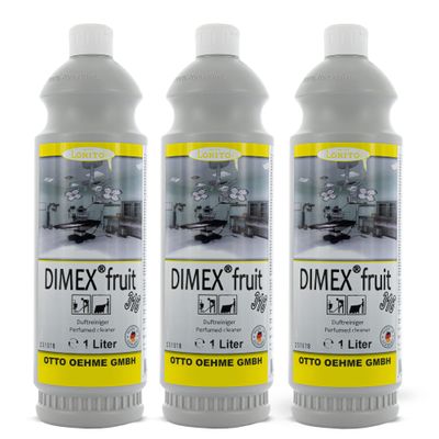 Lorito Dimex Fruit Scented Cleaner, 3 x 1 L