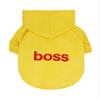 LtuzPet Dog Hoodie with Boss Print, Soft Fleece Pullover view 1