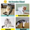 JIADUOFU Cat Exercise Wheel with Teaser and Scratching Board, M-Green view 2