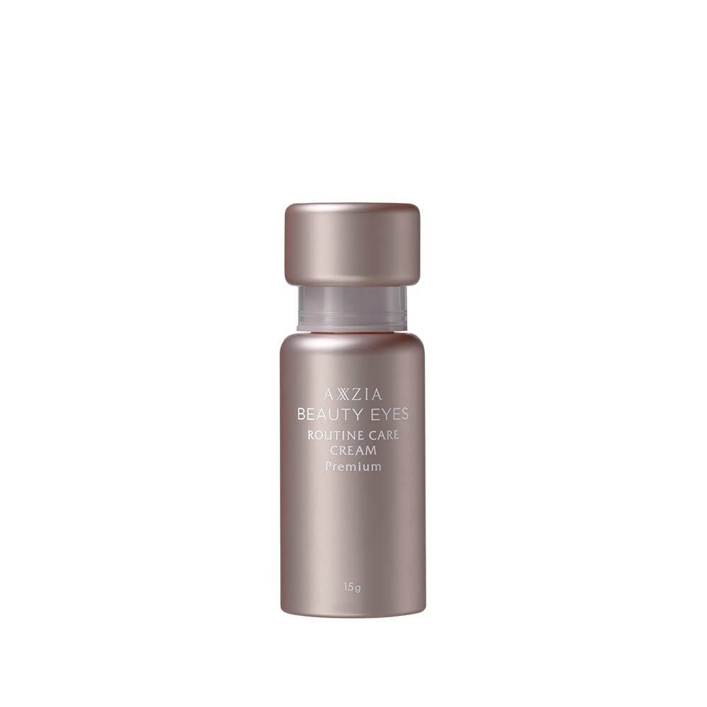 AXXZIA Beauty Eyes Routine Care Premium Cream Japanese Anti-Aging Eye Cream with Peptides & Botanical Extracts 15 g
