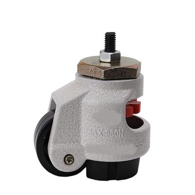 TANGJIANCHENG GD-40S / 60S / 80S Heavy-Duty Leveling Caster/Wheel with Threaded Stem, Adjustable Industrial Casters (Size: GD 60S)