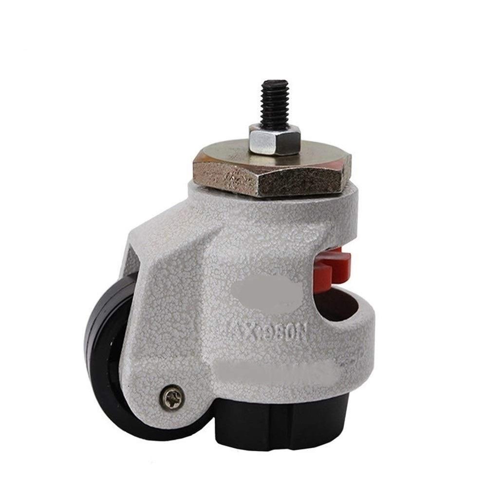 TANGJIANCHENG GD-40S / 60S / 80S Heavy-Duty Leveling Caster/Wheel with Threaded Stem, Adjustable Industrial Casters (Size: GD 60S)