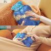 2 L Hot Water Bottle with Soft Plush Cover, Leakproof Screw Cap view 2