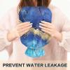 2 L Hot Water Bottle with Soft Plush Cover, Leakproof Screw Cap view 4