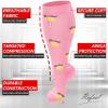 Cheeroyal Plus Size Compression Socks for Men and Women 20-30mmHg view 3