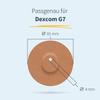 MySweetStitch - 10 x Dexcom G7 Patches with Ventilation Hole, 65 mm Skin-Friendly Waterproof Overpatch, Breathable, Made in Germany, Rainbow view 4