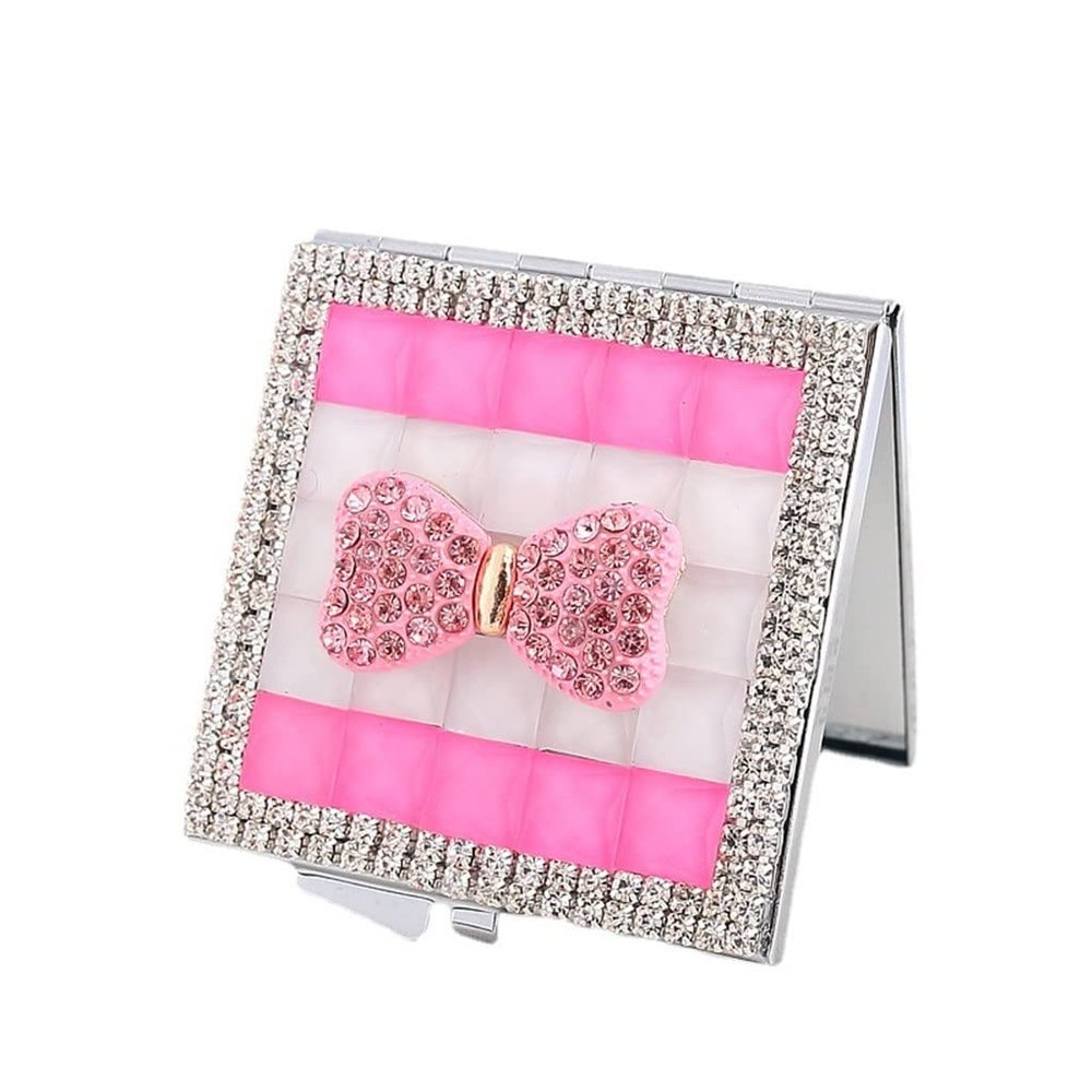 FEATUR Foldable Double-Sided Compact Hand Mirror