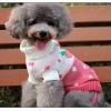 SERUMY Warm Knitted Dog Sweater for Small to Medium Dogs and Cats, Winter Blue Heart, XXL view 4