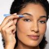 TWEEZERMAN Slant Tweezer for Eyebrows, Stainless Steel, Lapis Blue view 4