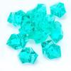 HXSCOO 20-Piece Acrylic Crystal Crushed Ice Rocks for Aquarium Décor, Aqua Green view 1