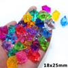 HXSCOO 20-Piece Acrylic Crystal Crushed Ice Rocks for Aquarium Décor, Aqua Green view 2