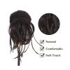 Synthetic Chignon Hairpiece with Braids for Straight Hair view 3