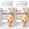 Ubiquinol CoQ10 600 mg Softgels with Omega 3, 6, 9 & Vitamin E, 60 Count (2-Pack) view 1