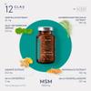 CLAV N12 Antiflamm MSM Boswellia Complex with Ginger, 360 Capsules view 3