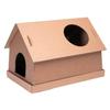 smiley pack Cat House 58 x 43 x 41 cm, Sturdy Corrugated Cardboard view 1