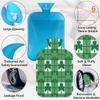 St. Patrick's Day Plaid Hot Water Bottle view 3