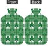 St. Patrick's Day Plaid Hot Water Bottle view 4