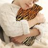 2 L Hot Water Bottle with Tiger-Leopard Pattern and Fleece Cover view 2