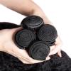 Yaki Kinky Straight Human Hair Bundles, 3 Bundles, Brazilian Virgin Hair Extensions, Natural Color H view 4