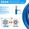 HaiYUAN Dog Tie-Out Cable, 3.5 m, 5.1 m, 6.1 m, 25.3 m, Blue Steel Cable with Durable Clips view 3