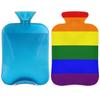 LGBT Pride Hot Water Bottle with Rainbow Flag, 2 L, Fleece Cover view 1
