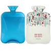 2 L Hot Water Bottle with Soft Fleece Cover view 1