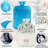 2 L Hot Water Bottle with Soft Fleece Cover view 3