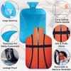 Basketball Hot Water Bottle with Soft Cover, 2 L view 3