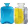 Modern Hot Water Bottle with Soft Fleece Cover, 2 L, Oil-Painting Design view 1