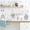 Sarah Duke Forest Animal Wall Stickers for Kids, Star Decals, DIY Nursery Decor view 3