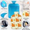 Pumpkin Hot Water Bottle with Soft Cover, 2 L view 3