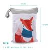 Treer Baby Wet Bag 30 x 40 cm, Pink Unicorn, Double-Zip Wet/Dry Organizer view 3