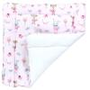 TupTam Baby Changing Pad with Patterned Cotton Cover, Fox/Rabbit/Pink, 70 x 70 cm view 4