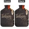 Happy Thanksgiving Hot Water Bottle with Soft Cover, 2 L view 4