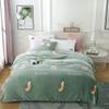 Surwin Soft Flannel Fleece Blanket, Avocado Green, 180 x 200 cm view 1