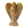 Manekieko Natural Onyx Healing Crystal Angel Statue view 1