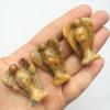 Manekieko Natural Onyx Healing Crystal Angel Statue view 3