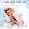 Fockety White Noise Machine, Portable Sleep Sound Machine with 20 Soothing Sounds, Sleep Timer and Night Light for Home, Office and Travel view 3